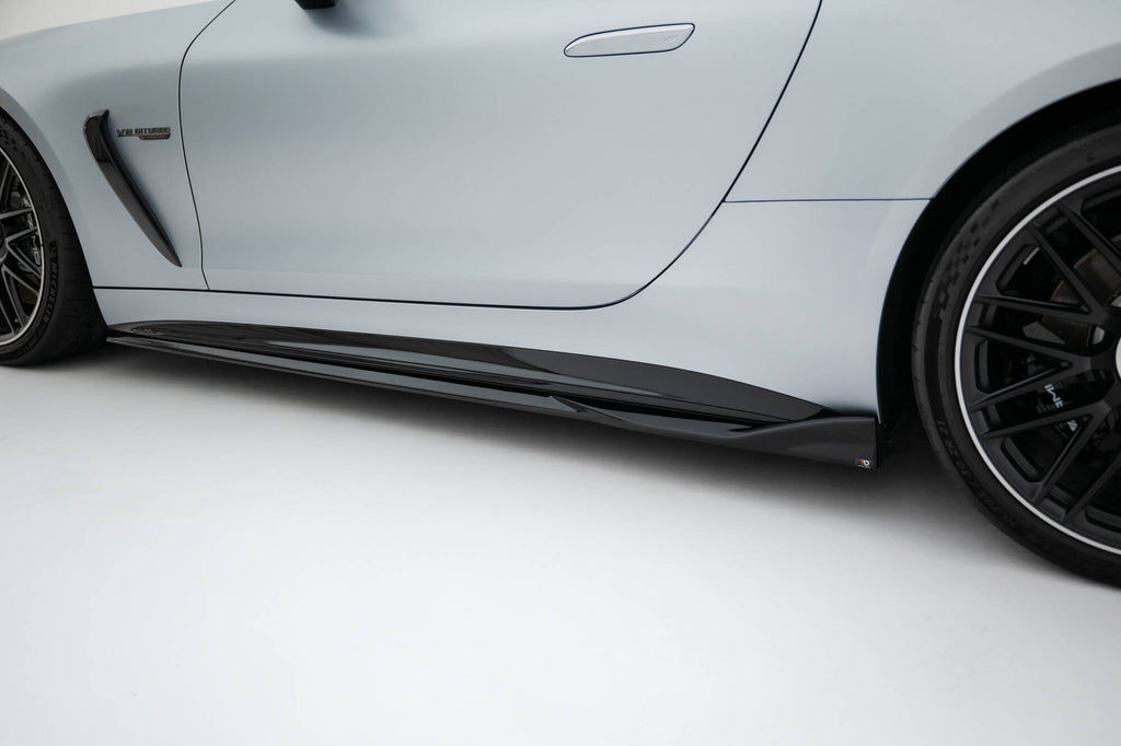 Maxton Design Street+ Seitenschweller Leisten V.2 passend für Mercedes-AMG GT 63 / 55 / 63 S E Performance C192 schwarz Hochglanz