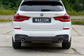 Maxton Design Heck Ansatz Flaps Diffusor für BMW X3 G01 M Paket Carbon Look