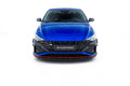 Maxton Design Street+ Spoilerlippe Front Ansatz V.2 passend für Hyundai Elantra N Mk7 schwarz Hochglanz