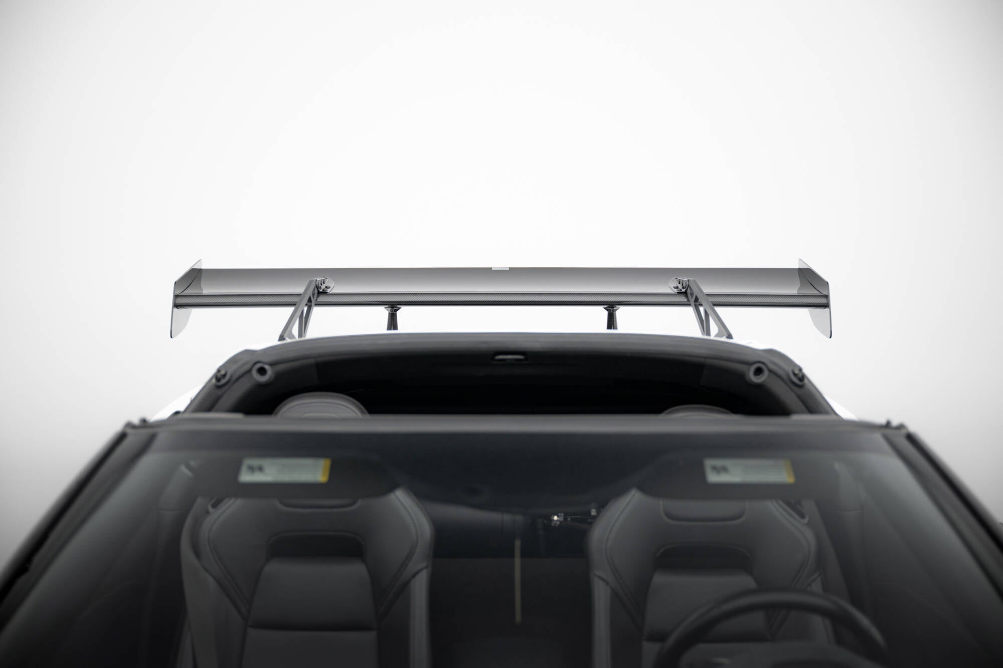 Maxton Design Carbon Spoiler With Upper Swan Mounting Chevrolet Corvette Stingray / Grand Sport C7 für Chevrolet Corvette C7