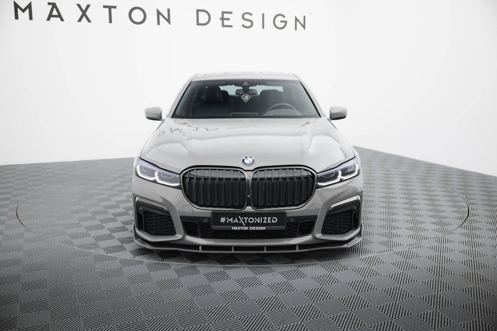 Maxton Design Set of Carbon Fiber Splitters BMW 7 M-Paket G11 Facelift schwarz matt für BMW