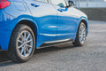 Maxton Design Street+ Seitenschweller Leisten passend für BMW X2 F39 M-Paket schwarz Hochglanz