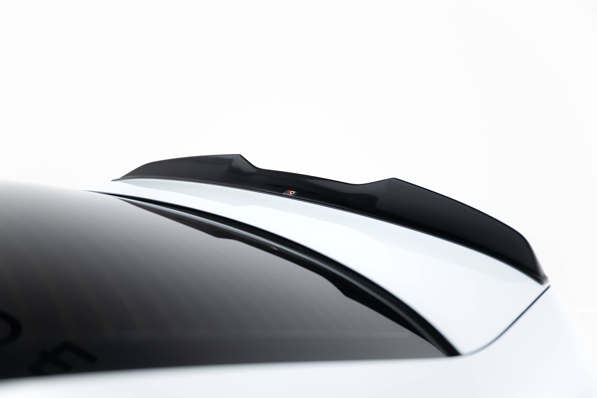 Maxton Design Spoiler CAP 3D passend für Audi RS3 Limousine 8V / 8V Facelift schwarz Hochglanz