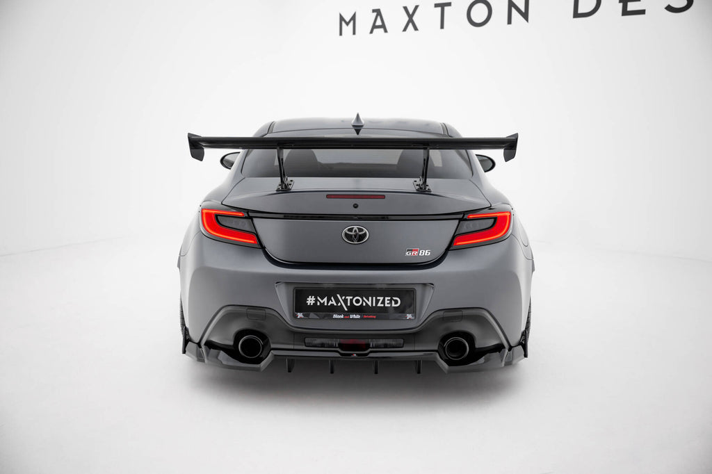 Maxton Design Carbon Spoiler With Internal Brackets Uprights Toyota GR86 / Subaru BRZ Mk2 für Toyota GR86 Mk1
