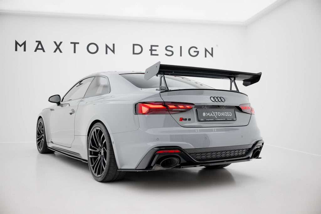 Maxton Design Carbon Spoiler With Upper Swan Mounting Audi A5 / A5 S-Line / S5 / RS5 Coupe F5 / F5 Facelift für Audi A5 / S5 / RS5