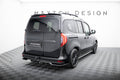 Maxton Design Street+ Mittlerer Diffusor RACE passend für Mercedes-Benz T W420 schwarz Hochglanz