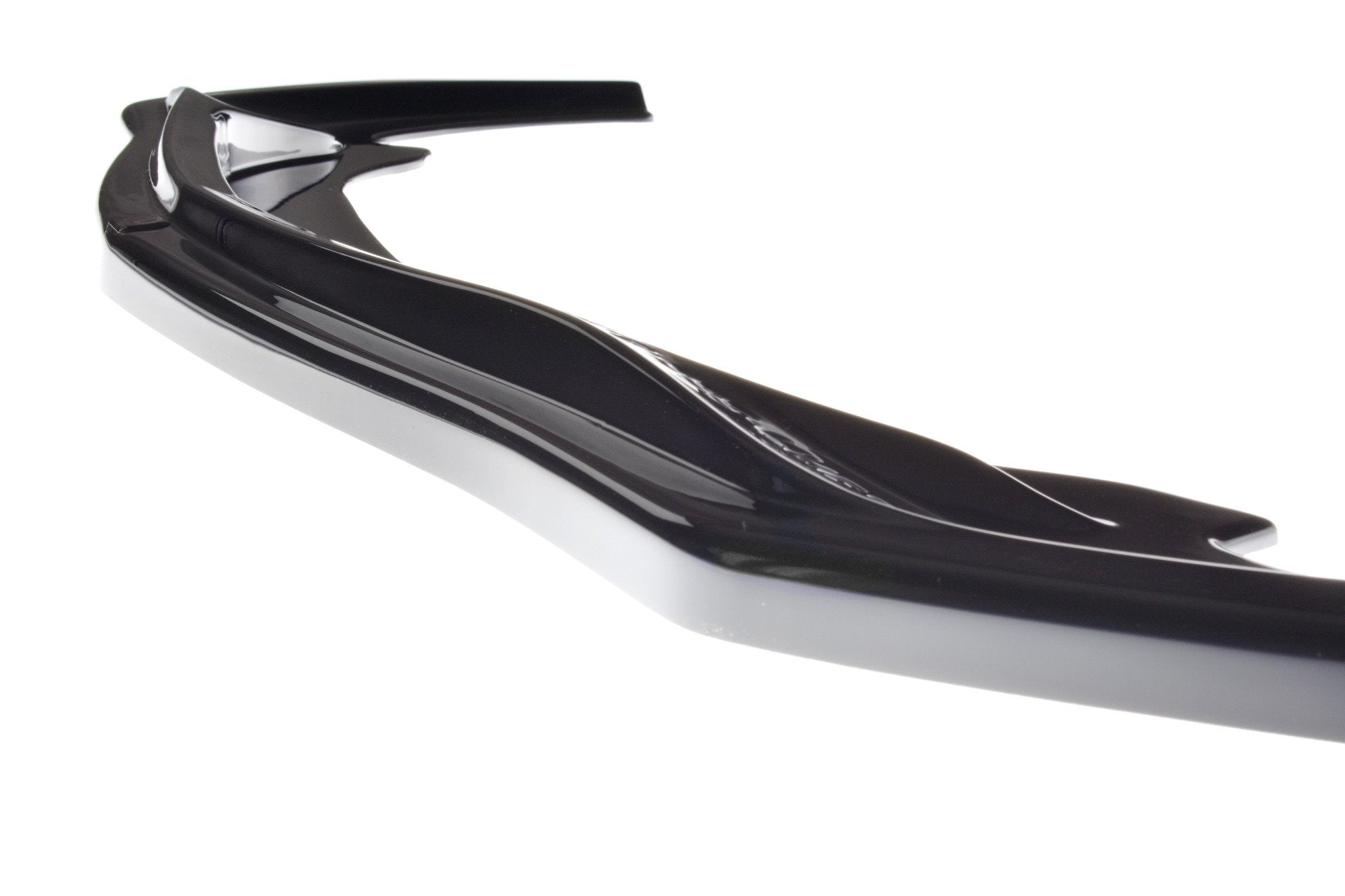 Maxton Design Street+ Spoilerlippe Front Ansatz V.1 passend für Mercedes S-KLASSE AMG-LINE W222 schwarz Hochglanz