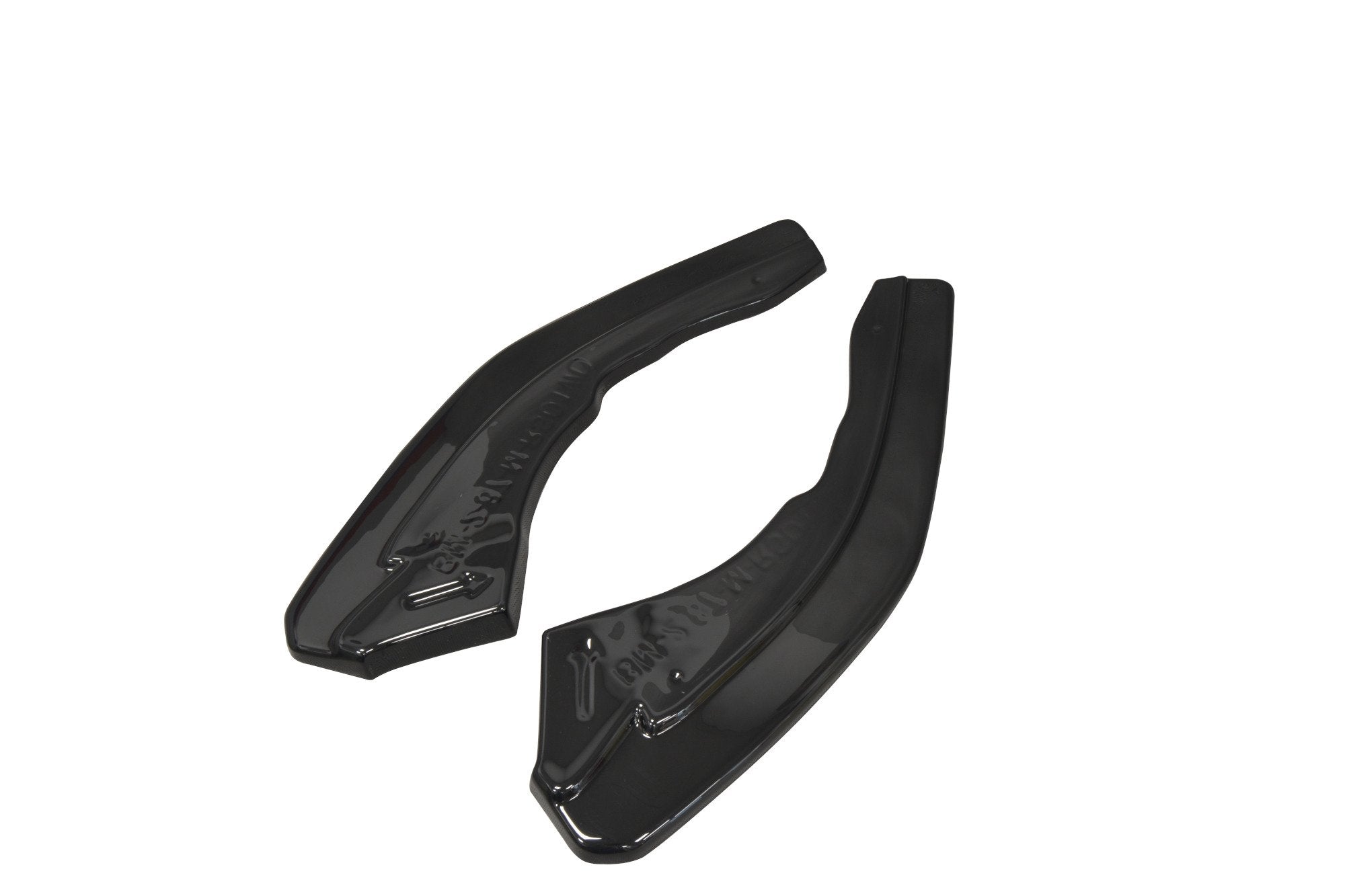 Maxton Design Heck Ansatz Flaps Diffusor passend für BMW M2 (F87) COUPÉ schwarz Hochglanz