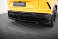 Maxton Design Street+ Mittlerer Diffusor RACE passend für Lamborghini Urus Mk1 schwarz Hochglanz