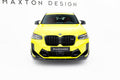 Maxton Design Street+ Spoilerlippe Front Ansatz passend für BMW X4M F98 Facelift schwarz Hochglanz