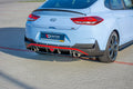 Maxton Design Heckansatz Hyundai I30 N Mk3 Fastback schwarz Hochglanz für Hyundai I30 N Mk3