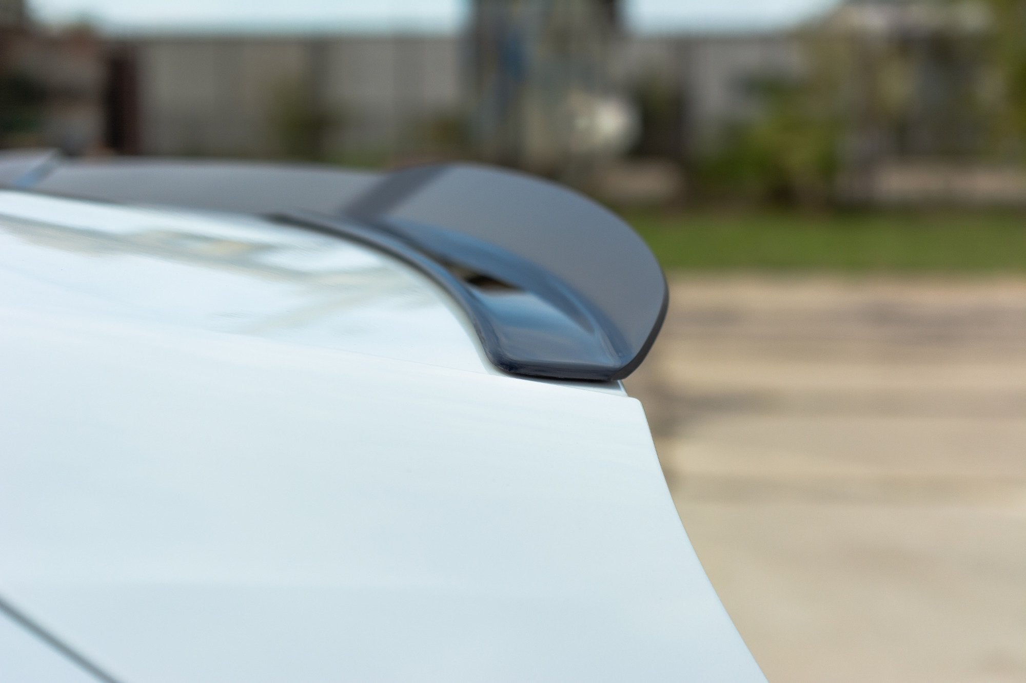 Maxton Design Spoiler CAP passend für Renault Megane IV RS schwarz Hochglanz