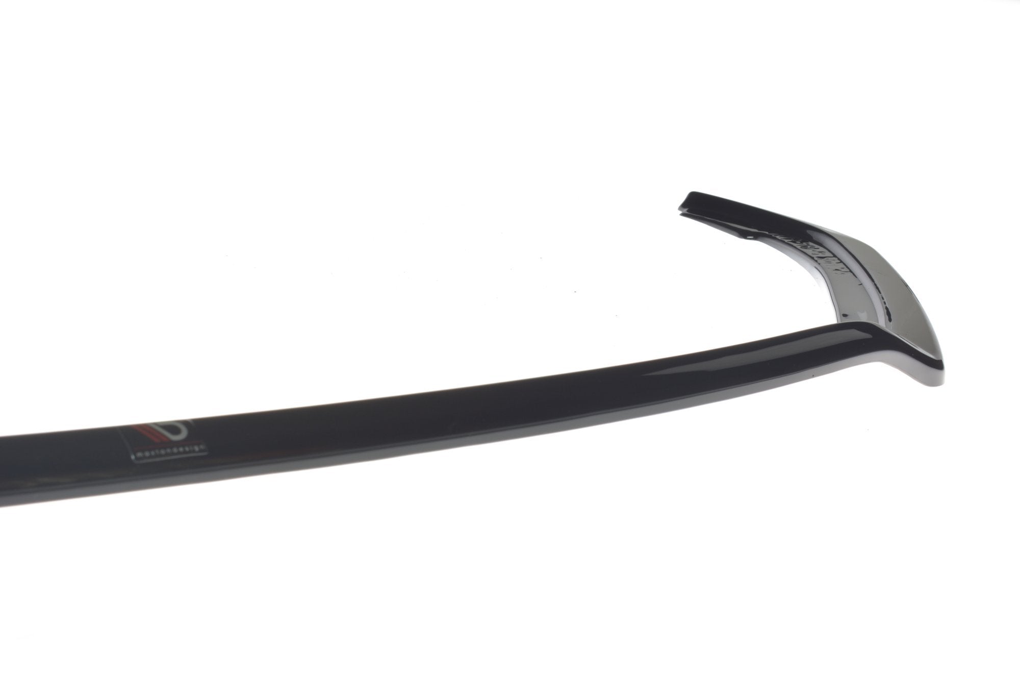 Maxton Design Street+ Spoilerlippe Front Ansatz V.1 passend für Peugeot 508 GT Mk2 schwarz Hochglanz