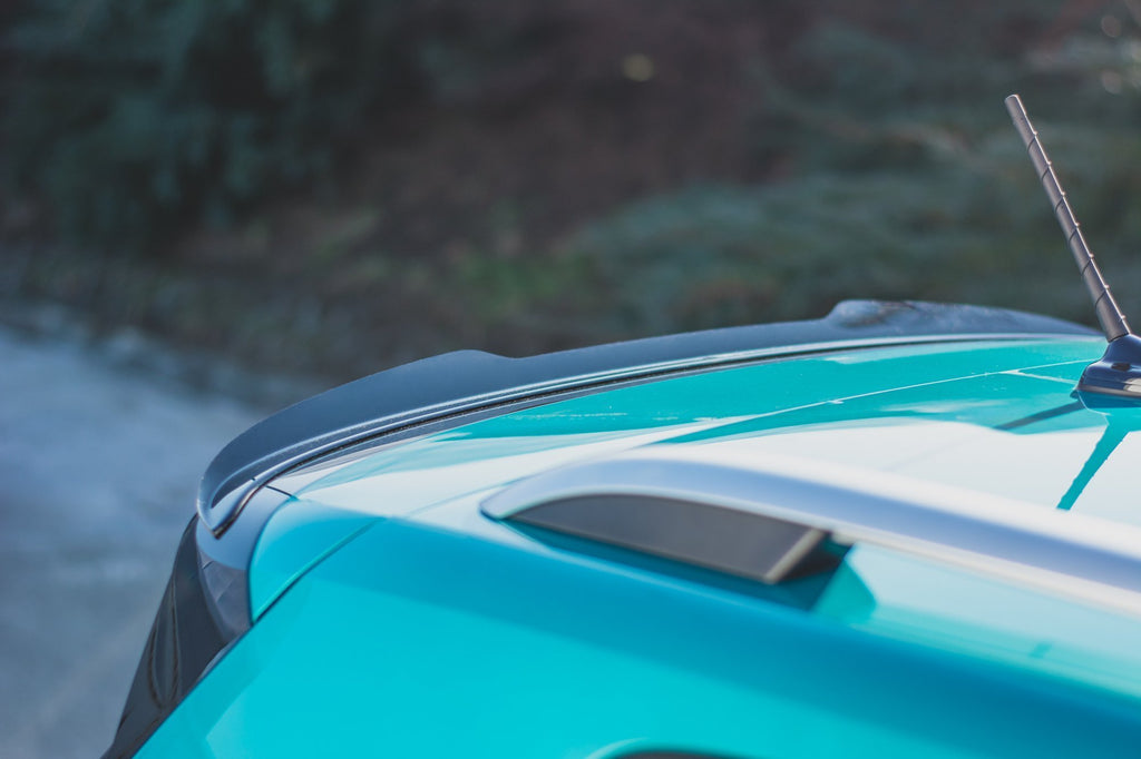 Maxton Design Spoiler CAP passend für VW T-Cross schwarz Hochglanz