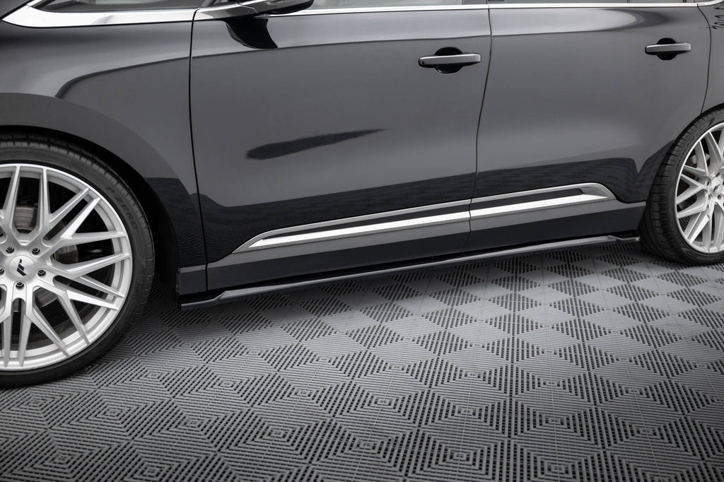 Maxton Design Street+ Seitenschweller Leisten passend für Renault Espace Mk5 schwarz Hochglanz