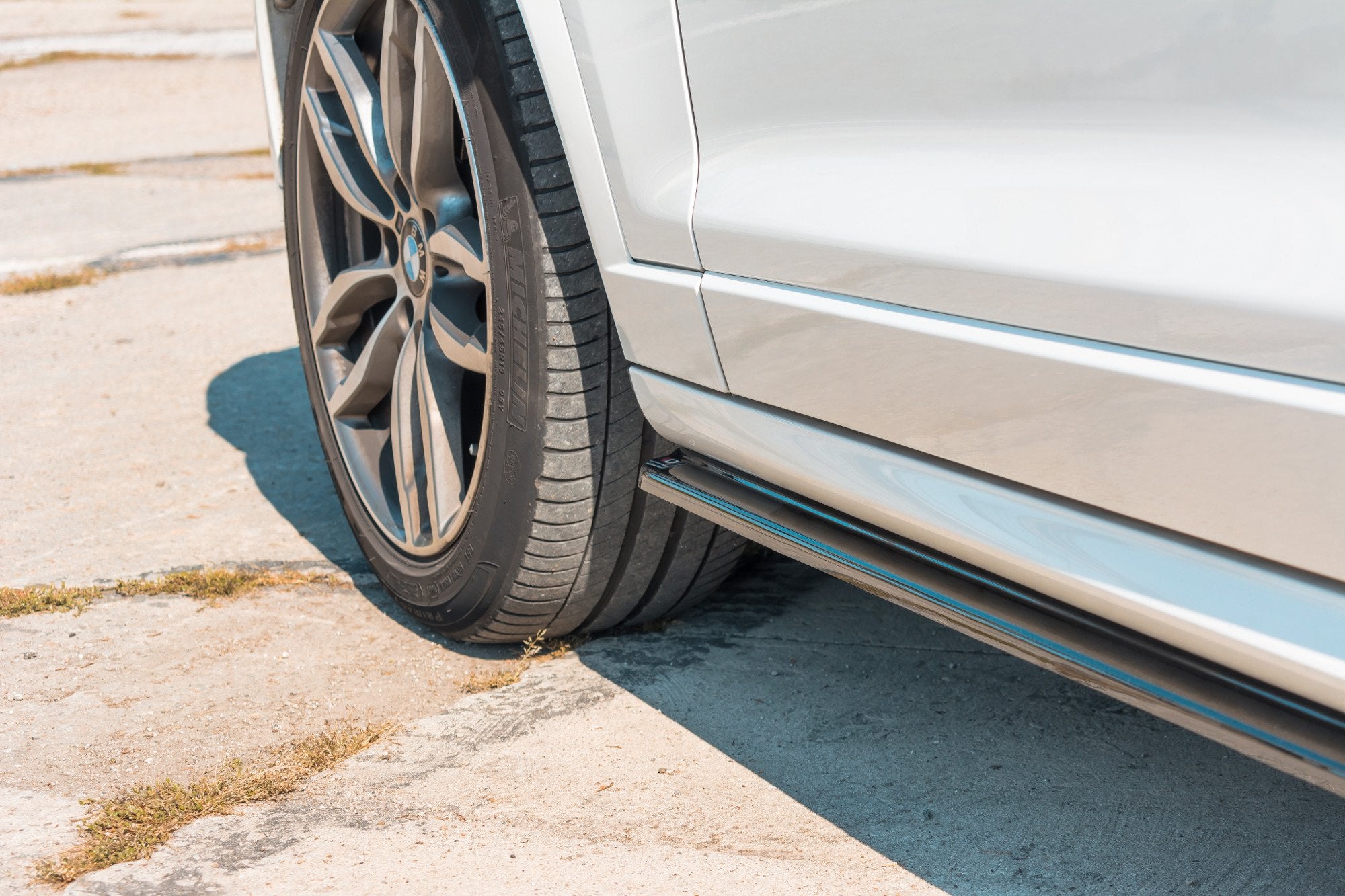 Maxton Design Street+ Seitenschweller Leisten passend für BMW X3 M-Paket F25 Facelift schwarz Hochglanz