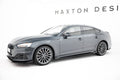 Maxton Design Street Pro Street+ Seitenschweller Leisten + Flaps passend für Audi A5 Sportback F5 Facelift schwarz Hochglanz