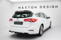 Maxton Design Mittlerer Diffusor Heck Ansatz DTM Look passend für Ford Focus Vignale Kombi Mk4 schwarz Hochglanz