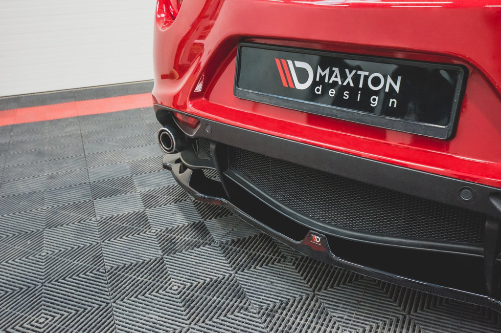 Maxton Design Heckansatz Alfa Romeo 4C schwarz Hochglanz für Alfa Romeo 4C