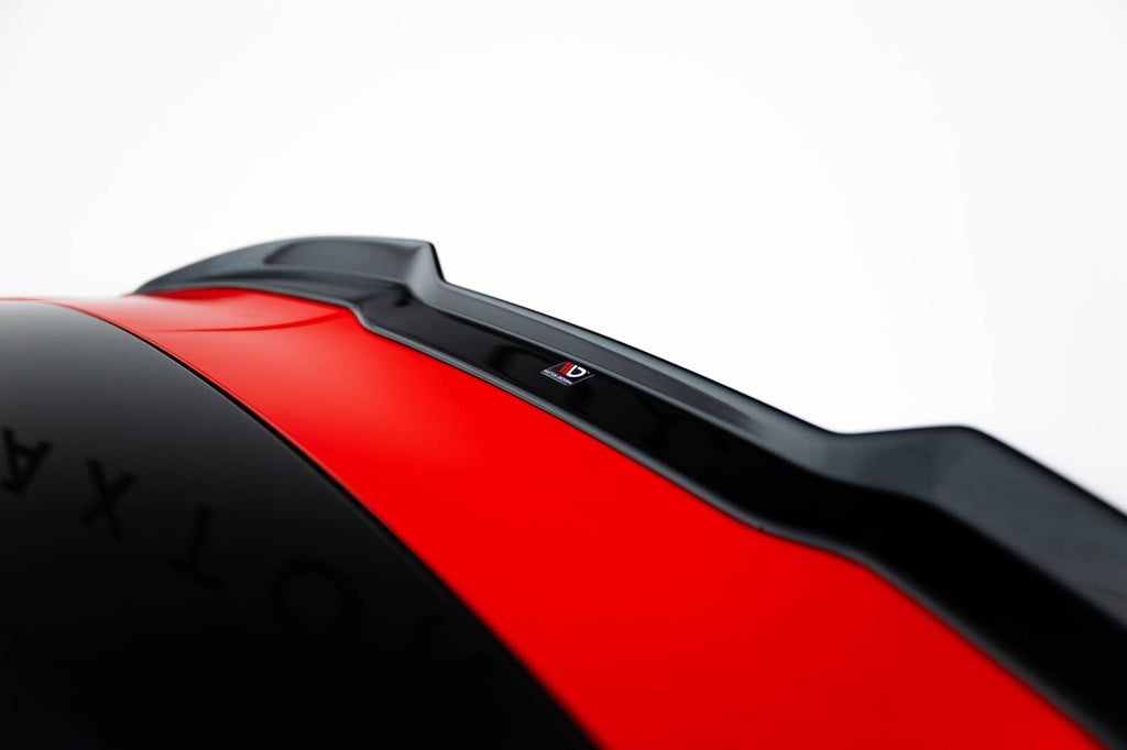 Maxton Design Spoiler CAP V.2 passend für Ford Fiesta Mk8 ST / ST-Line schwarz Hochglanz