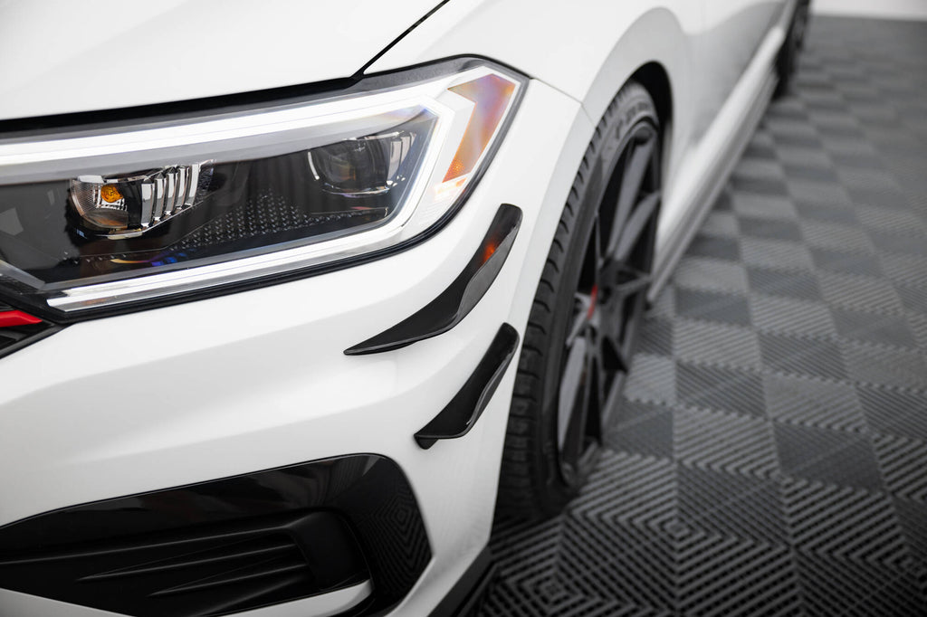 Maxton Design Stoßstangen Flaps Wings vorne Canards passend für VW Jetta GLI Mk7