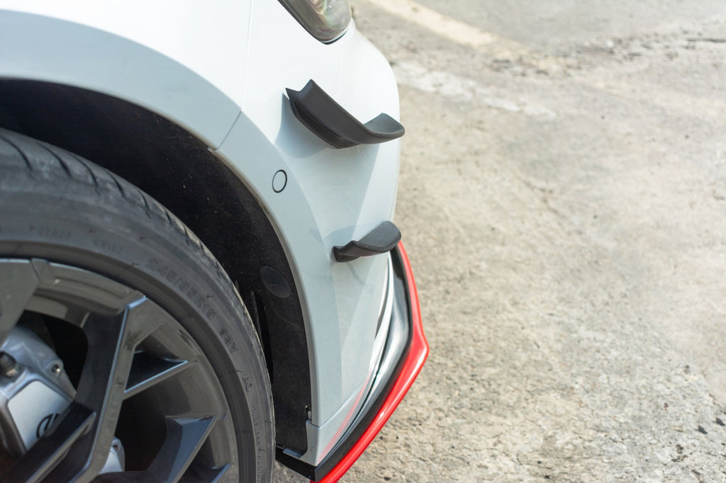 Maxton Design Stoßstangen Flaps Wings vorne Canards passend für Renault Megane IV RS