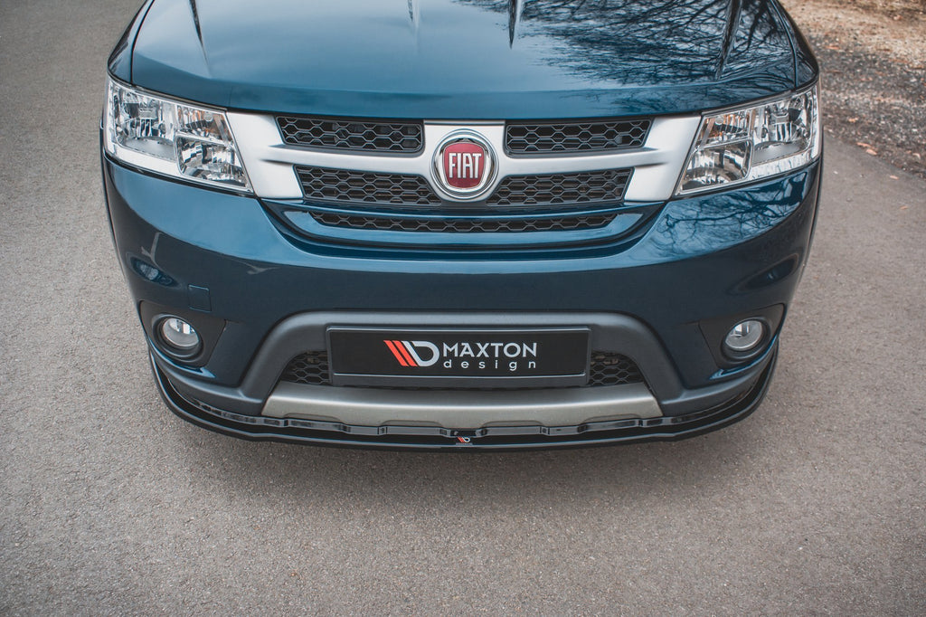 Maxton Design Front Ansatz für Fiat Freemont schwarz matt