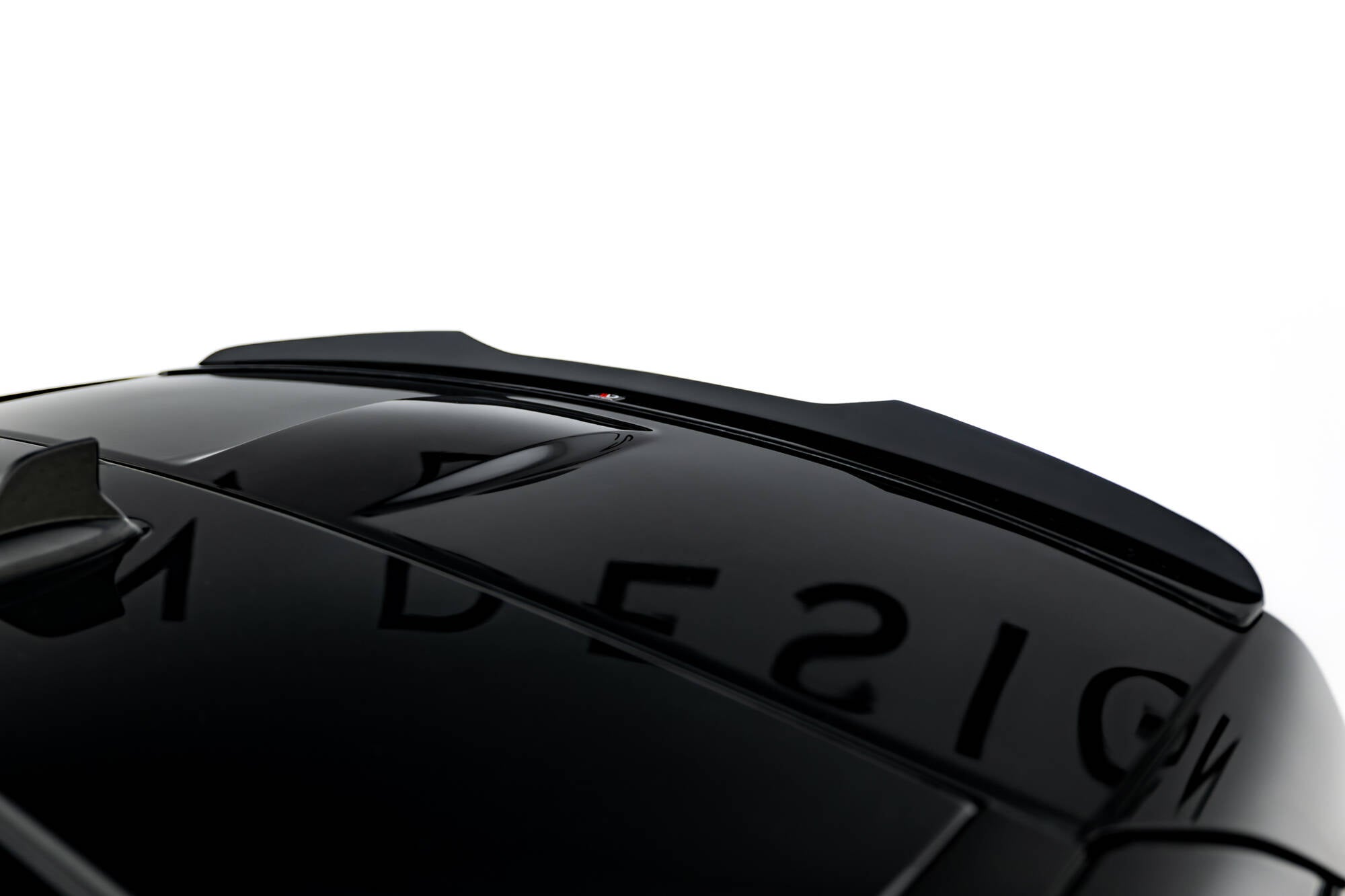 Maxton Design Spoiler CAP passend für Land Rover Range Rover Sport Mk2 schwarz Hochglanz