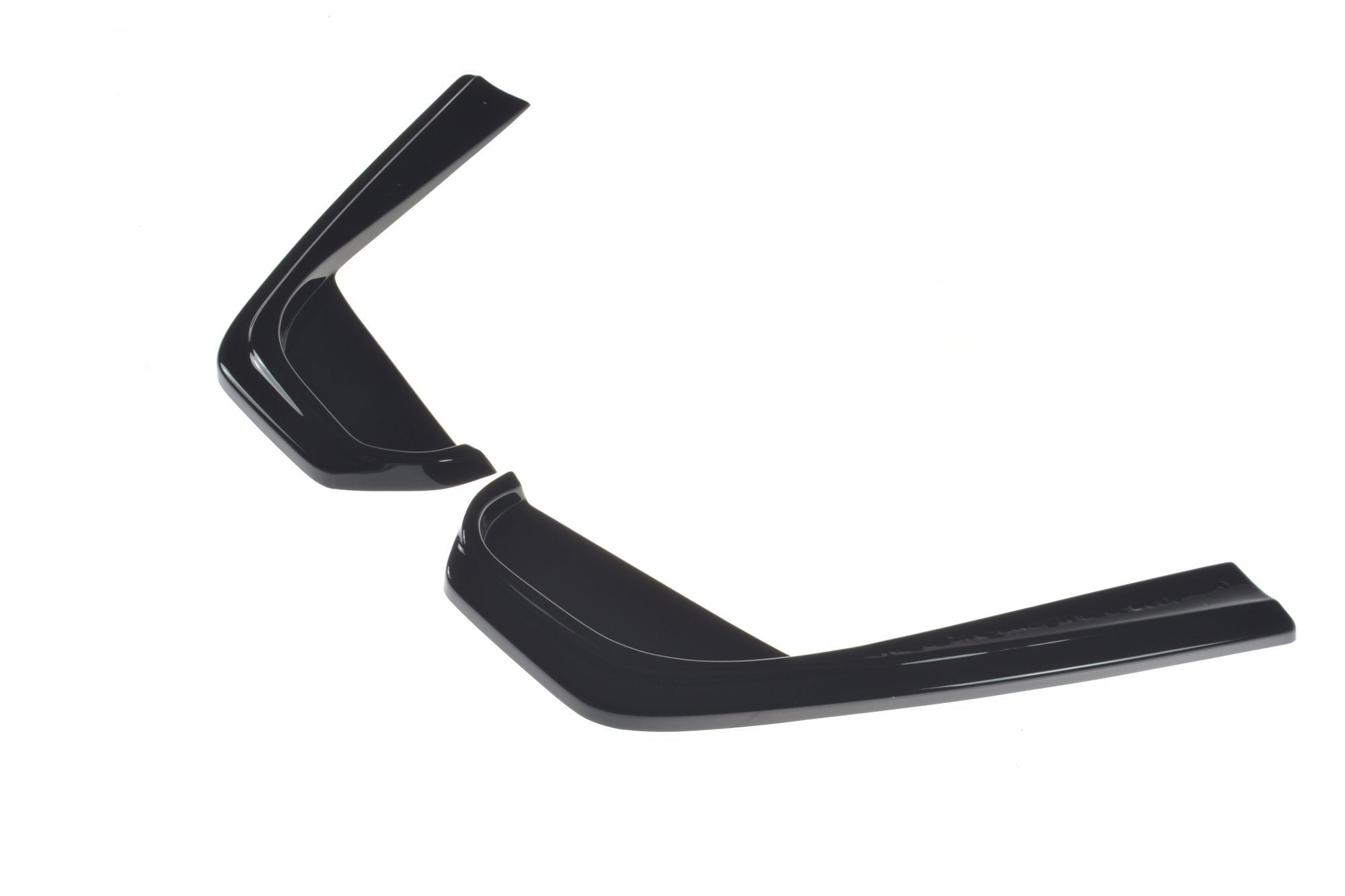 Maxton Design Heck Ansatz Flaps Diffusor passend für Mercedes-Benz E43 AMG / AMG-Line Limousine / Kombi W213 / S213 schwarz Hochglanz