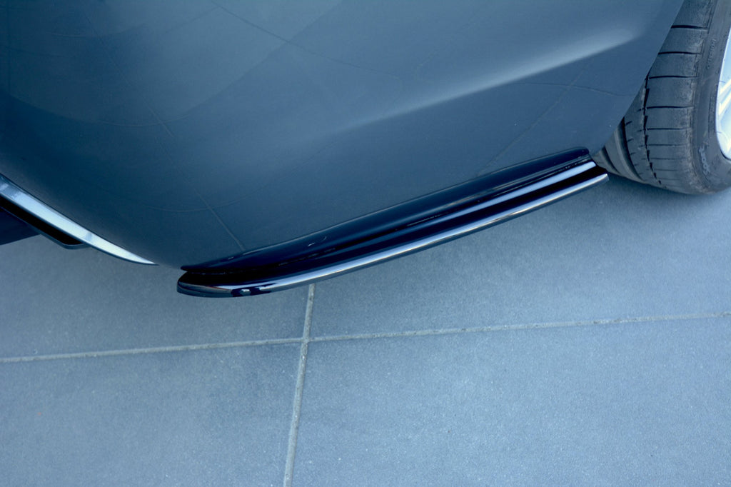 Maxton Design Heck Ansatz Flaps Diffusor passend für BMW 5er E60/E61 M Paket schwarz Hochglanz