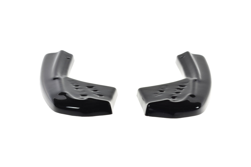 Maxton Design Heck Ansatz Flaps Diffusor passend für Audi RS3 Limousine 8V Facelift schwarz Hochglanz