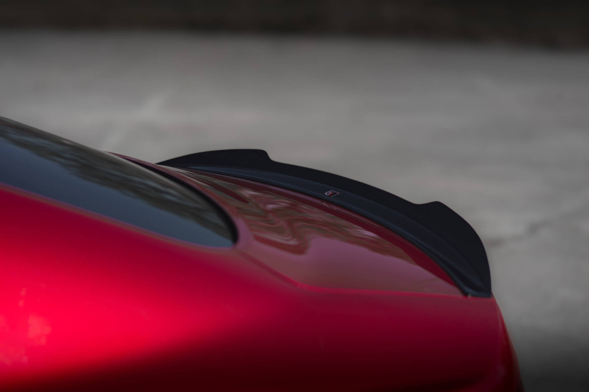 Maxton Design Spoiler CAP passend für Jaguar XE R-Dynamic X760 Facelift schwarz Hochglanz