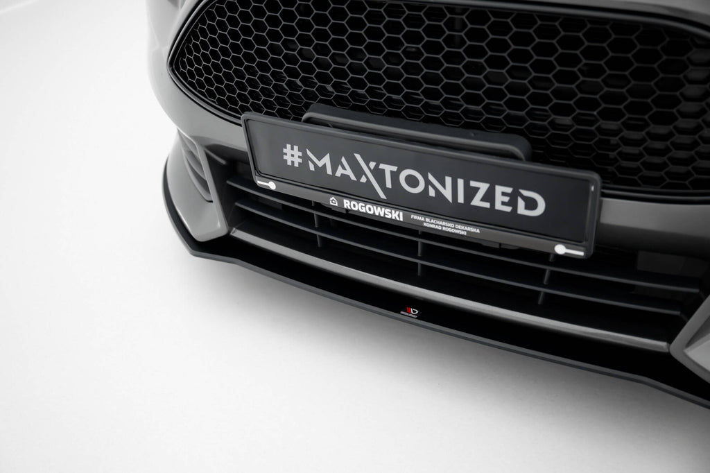 Maxton Design Street Pro Street+ Spoilerlippe Front Ansatz passend für Ford Focus ST Mk3 Facelift