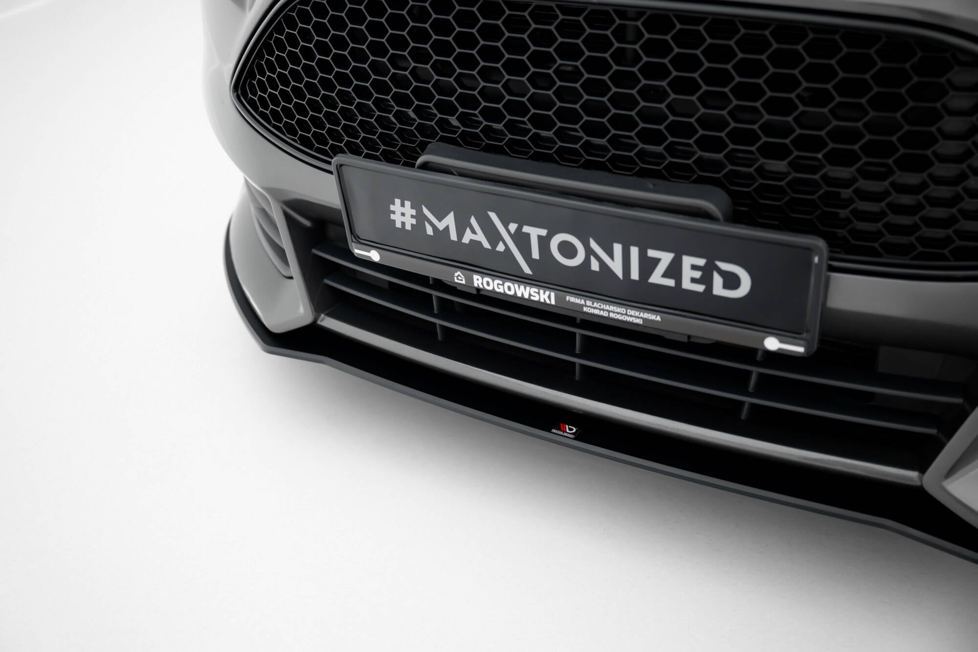 Maxton Design Street Pro Street+ Spoilerlippe Front Ansatz passend für Ford Focus ST Mk3 Facelift