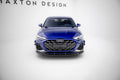 Maxton Design Street+ Spoilerlippe Front Ansatz V.1 passend für Audi A3 S-Line Limousine / S3 Limousine 8Y Facelift schwarz Hochglanz