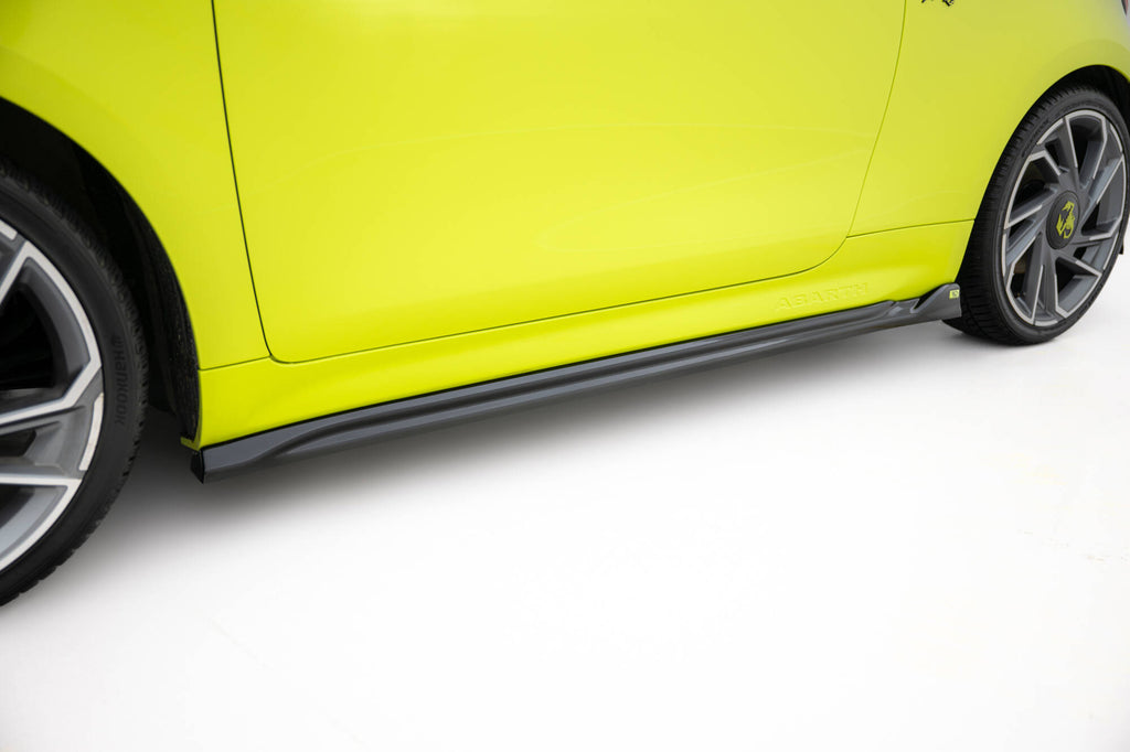 Maxton Design Street+ Seitenschweller Leisten passend für Abarth 500e schwarz Hochglanz
