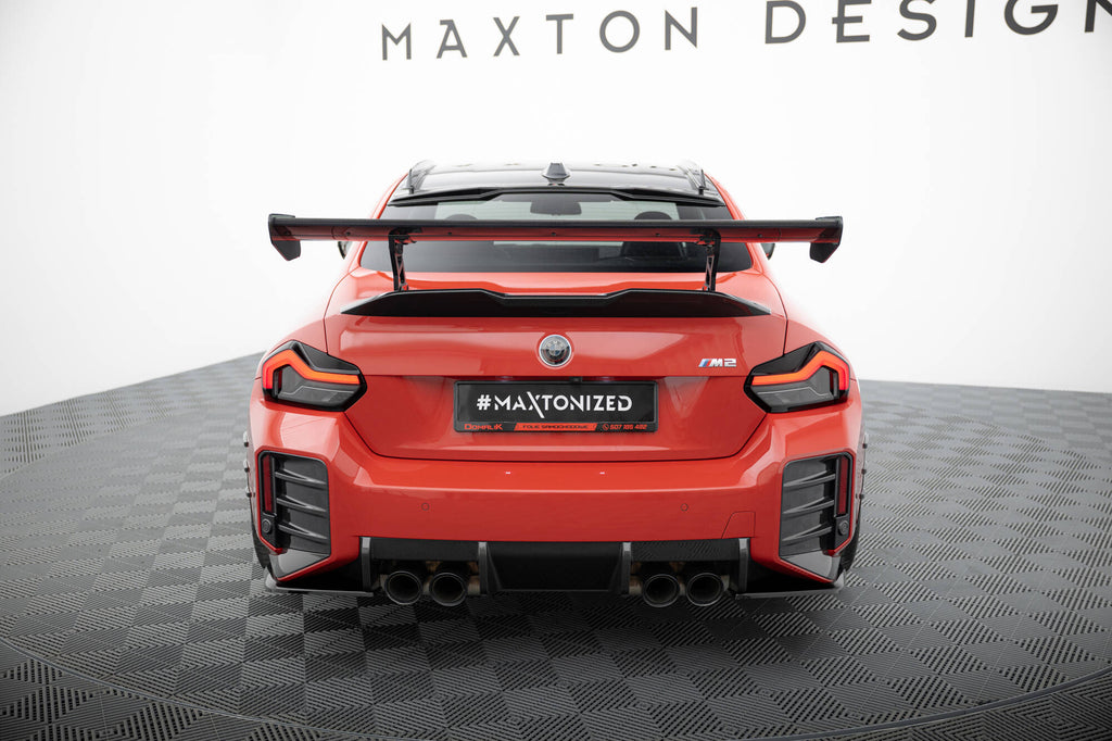 Maxton Design Carbon Spoiler With Internal Brackets Uprights BMW M2 G87 für BMW M2 G87
