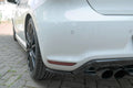Maxton Design Heck Ansatz Flaps Diffusor passend für VW Polo WRC Mk5 schwarz Hochglanz