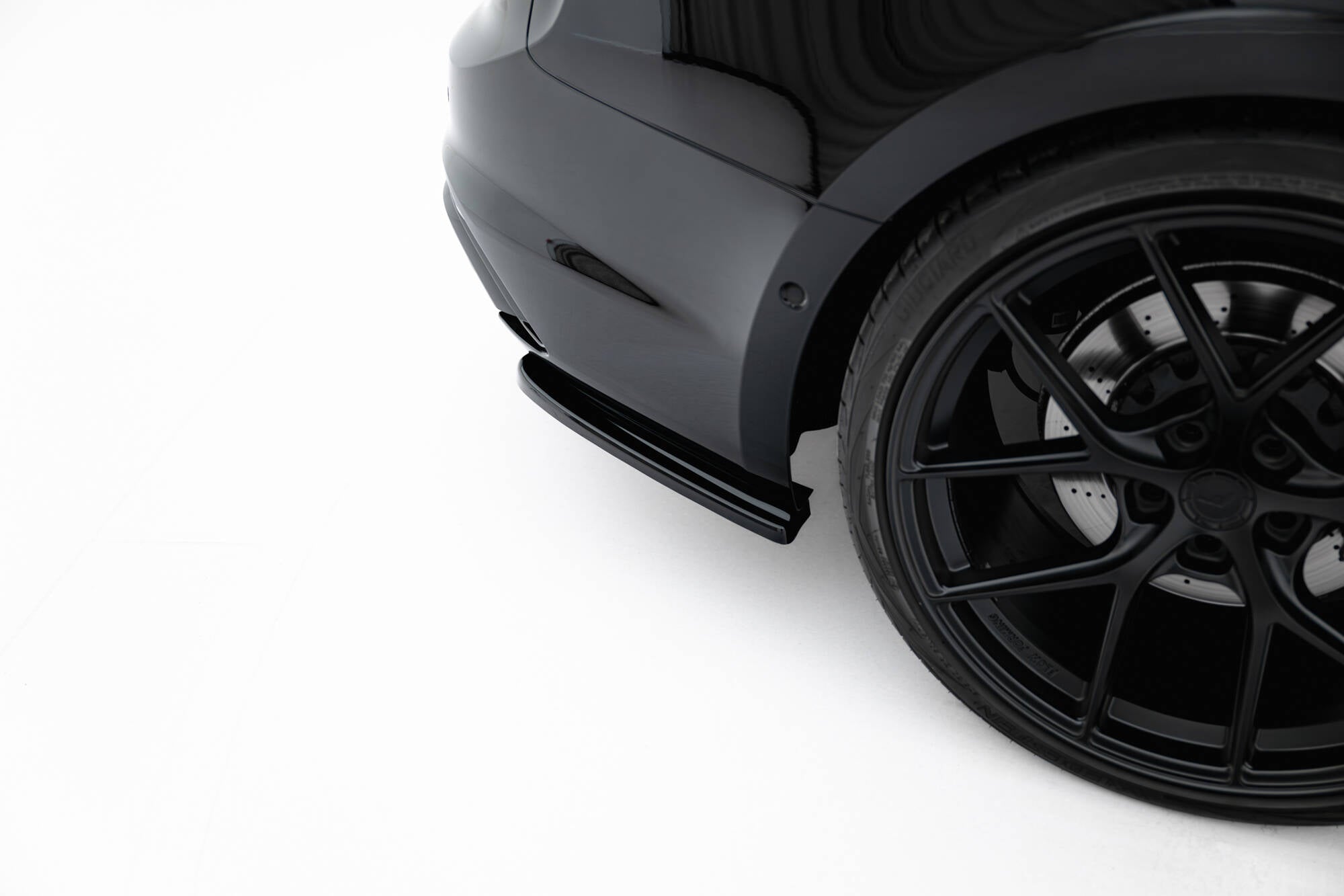 Maxton Design Heck Ansatz Flaps Diffusor passend für Audi RS5 Coupe / Sportback F5 schwarz Hochglanz