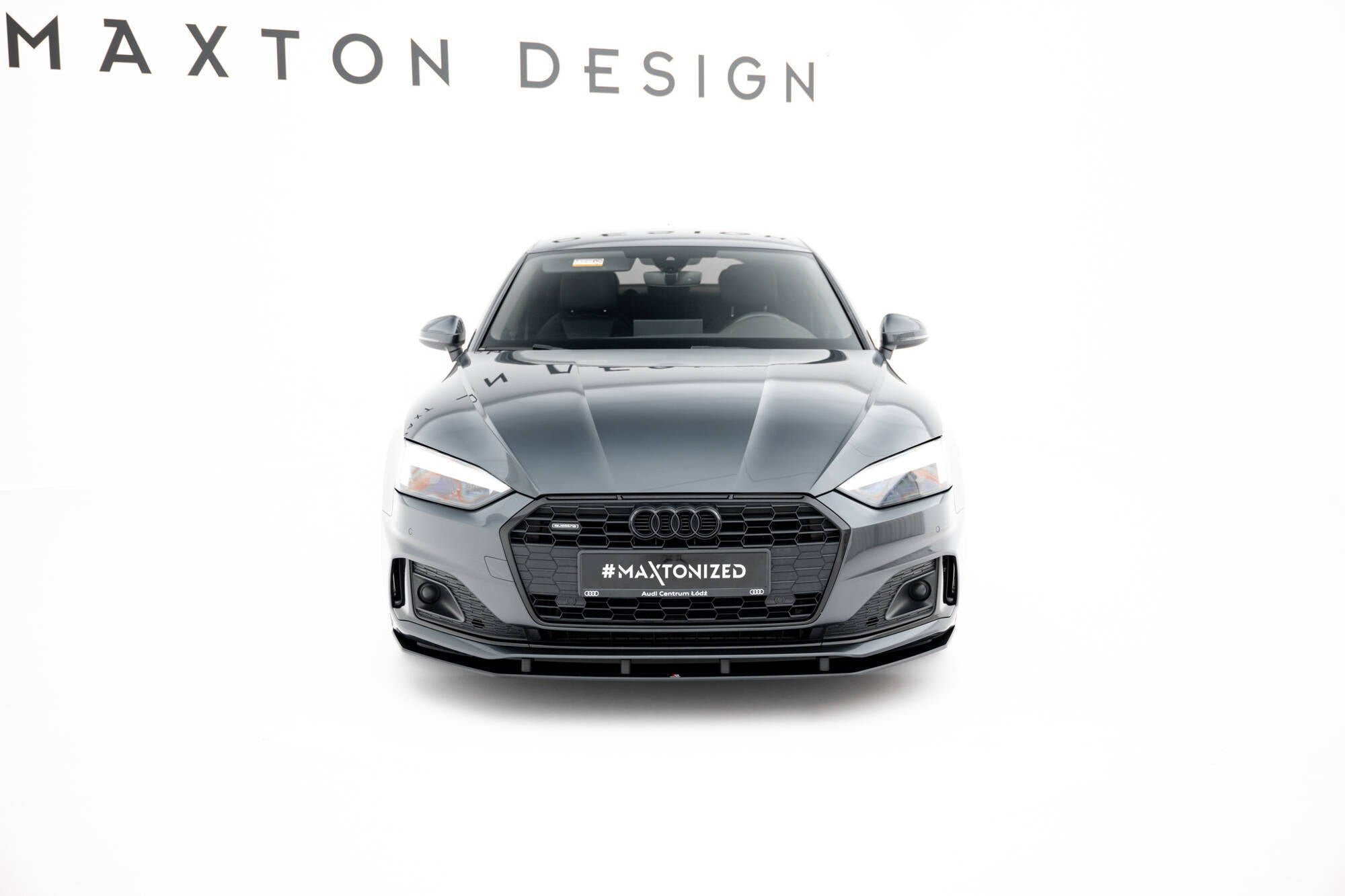 Maxton Design Street Pro Street+ Spoilerlippe Front Ansatz passend für Audi A5 F5 Facelift