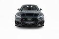 Maxton Design Street+ Spoilerlippe Front Ansatz V.2 passend für Audi RS5 Coupe / Sportback F5 schwarz Hochglanz