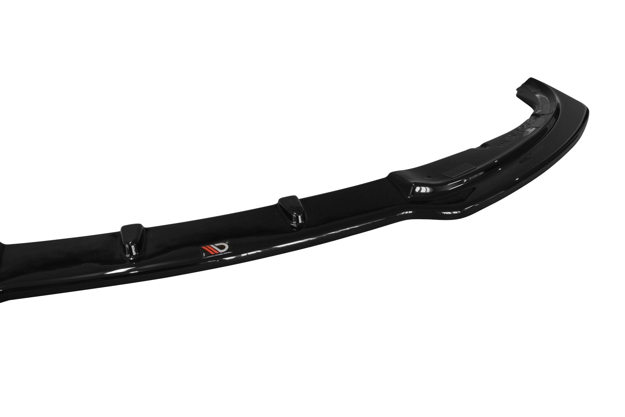 Maxton Design Street+ Spoilerlippe Front Ansatz passend für Hyundai Genesis Coupe Mk1 schwarz Hochglanz