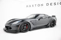 Maxton Design Street+ Seitenschweller Leisten passend für Chevrolet Corvette Z06 C7 schwarz Hochglanz