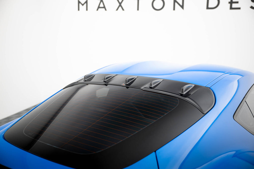 Maxton Design Heckscheiben Spoiler passend für Toyota Supra mk5 schwarz Hochglanz