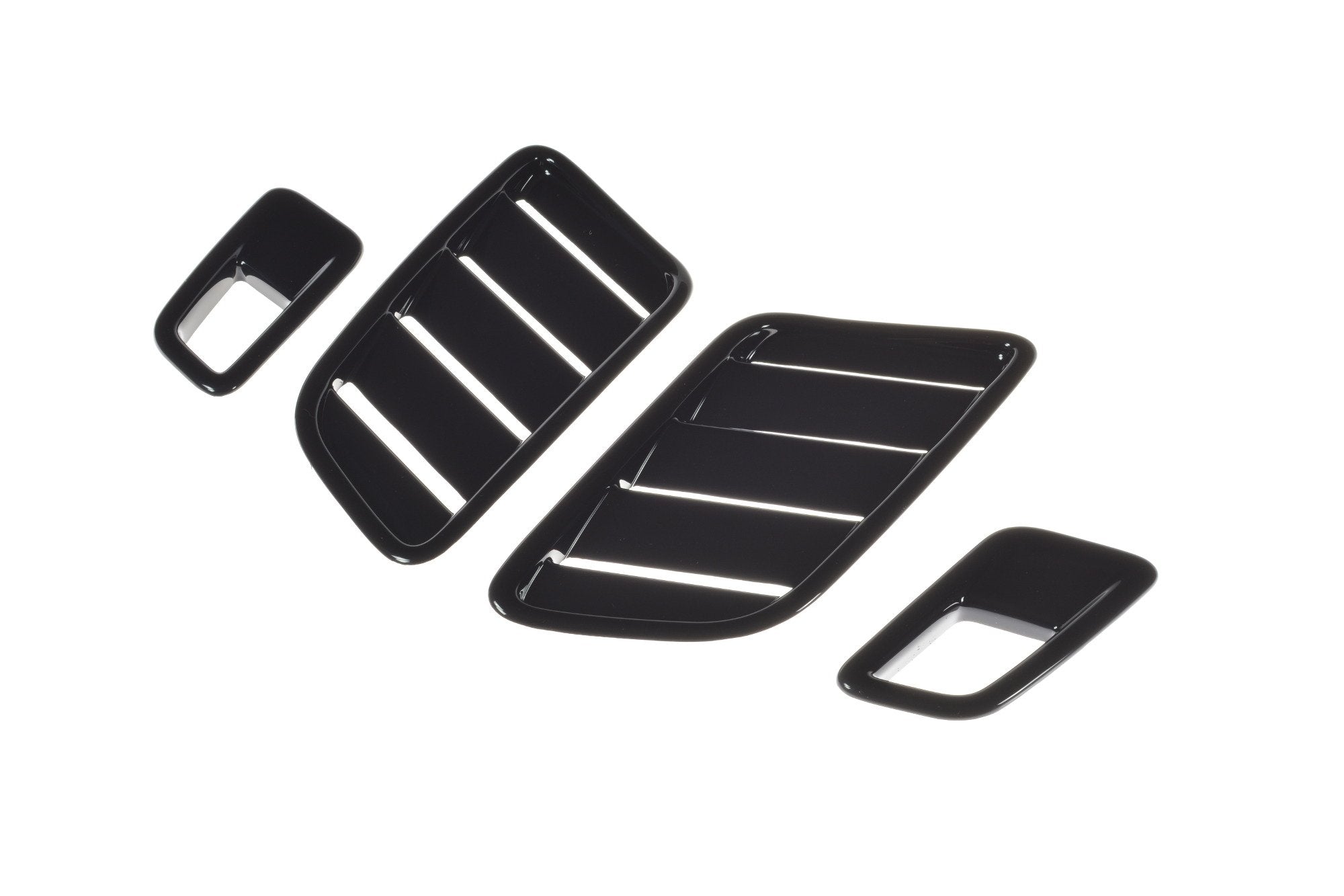 Maxton Design Motorhauben Luftschlitze Ford Focus ST-Line / ST Mk4 schwarz Hochglanz für Ford Focus St-Line