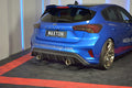 Maxton Design Heck Ansatz Flaps Diffusor V.2 passend für (Für heckansatz v.1) Ford Focus Hatchabck ST-Line schwarz Hochglanz