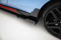 Maxton Design Street Pro Street+ Seitenschweller Leisten + Flaps passend für Hyundai Veloster N Mk2 schwarz Hochglanz