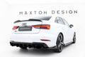 Maxton Design Diffusor Heck Ansatz V.2 passend für Audi RS3 Limousine 8V Facelift schwarz Hochglanz