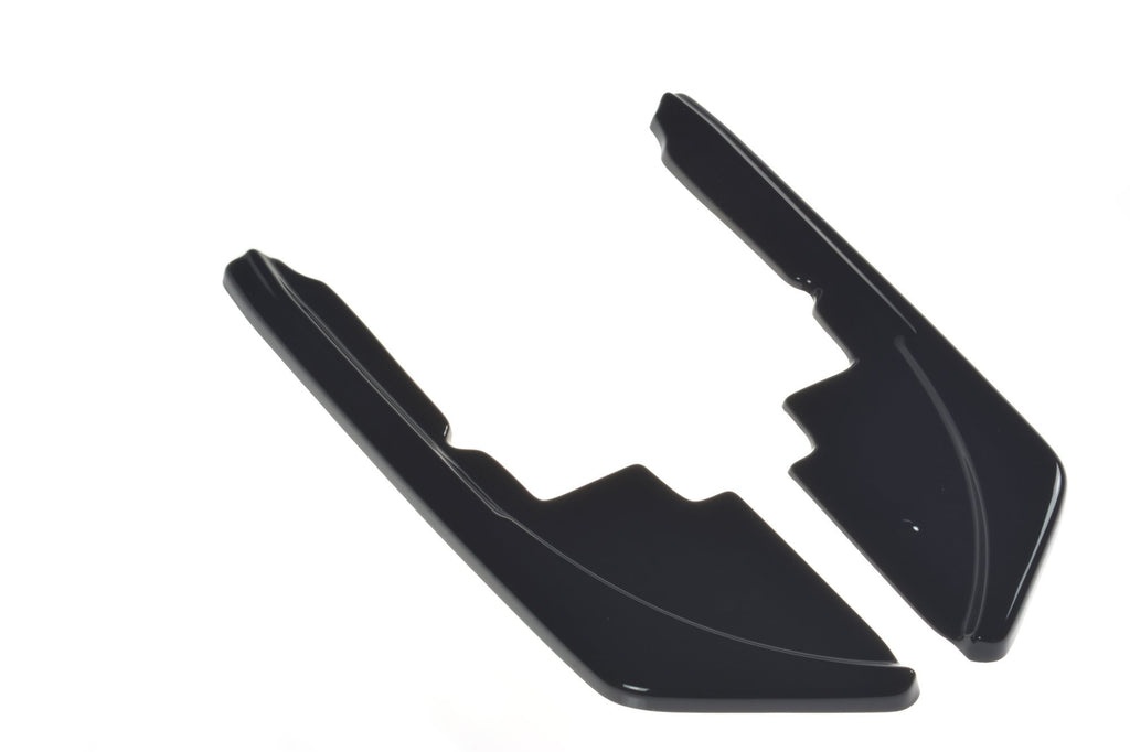 Maxton Design Heck Ansatz Flaps Diffusor passend für Peugeot 508 Benzin Mk2 schwarz Hochglanz