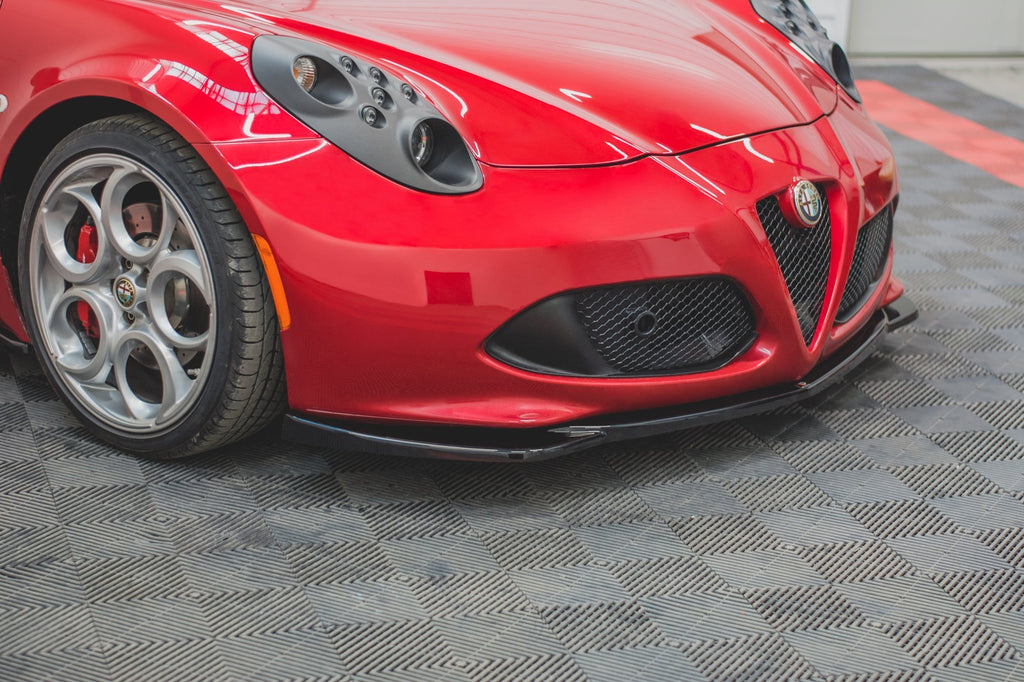 Maxton Design Street+ Spoilerlippe Front Ansatz passend für Alfa Romeo 4C schwarz Hochglanz